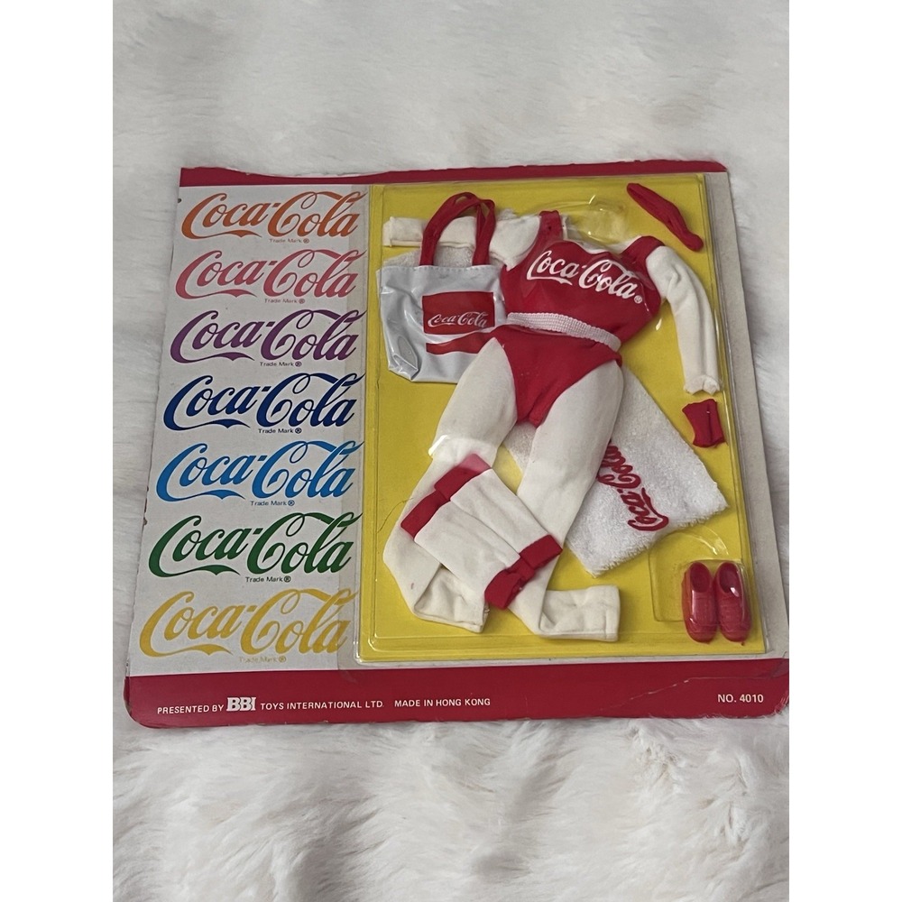 Vintage Hong Kong Barbie Coca Cola Coke Aerobic Fitness Workout Outfit Sealed